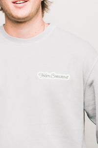 Embroidered Unisex Mid-weight Crewneck