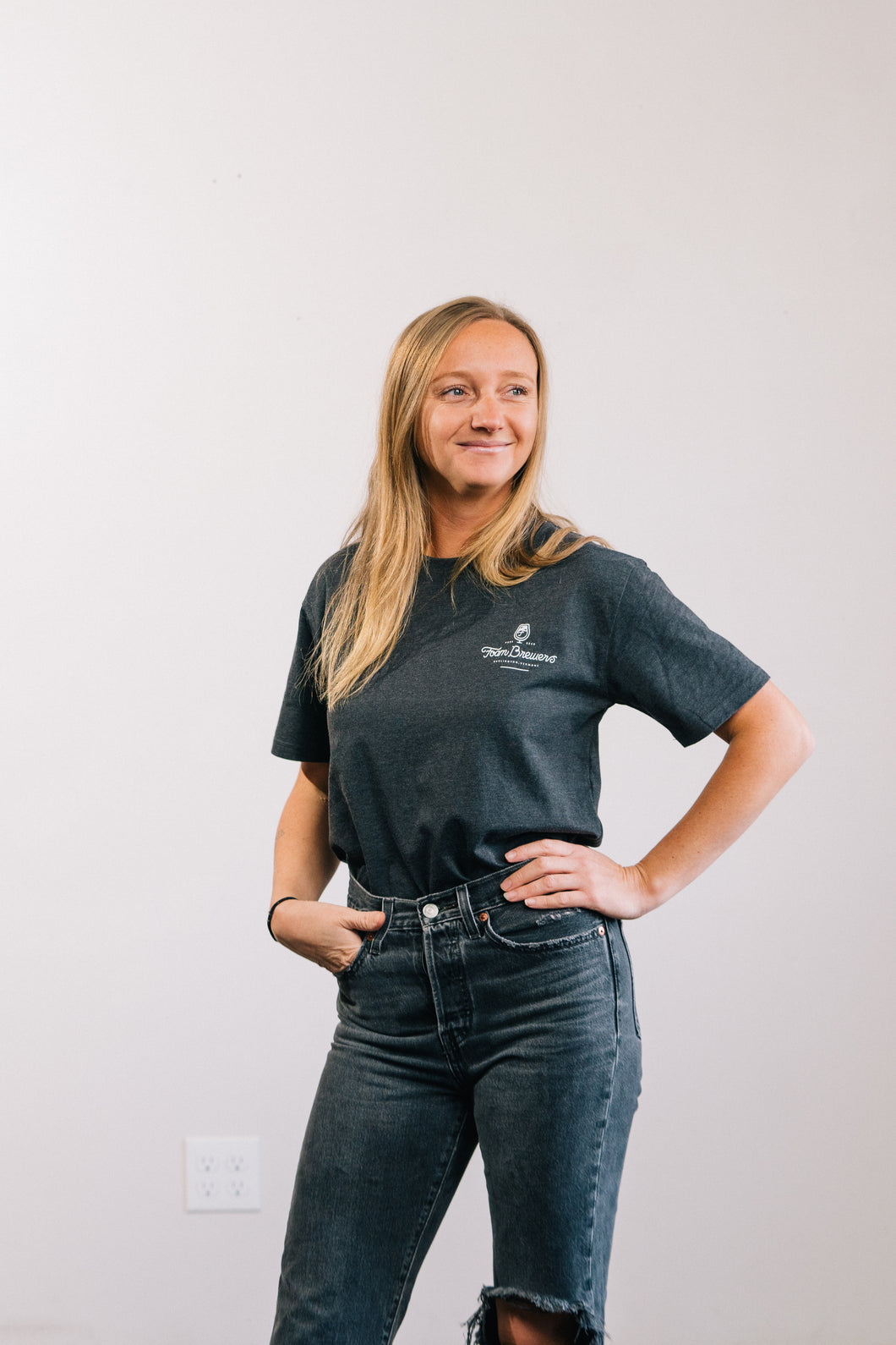 Full logo Heather Tee