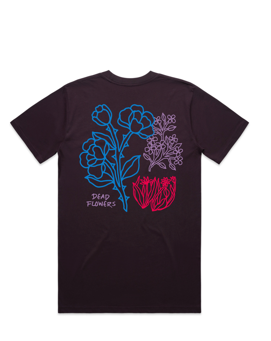 Dead Flowers Artist Series Long Sleeve Tee by Sarah Ingraham