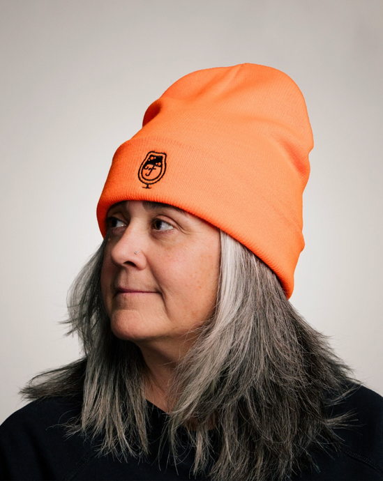 Cuff Beanie with Glass Logo