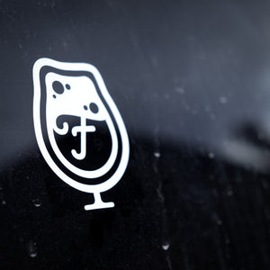 Foam Brewers Glass Logo Stickers